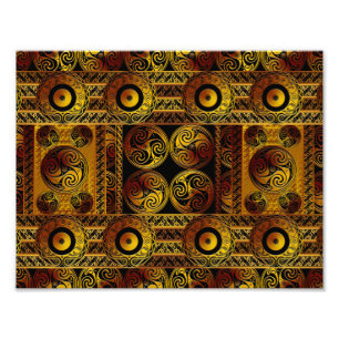 Impression d'art de style celtique