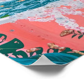 Impression d'art de tigre dans une baignoire, déco (Coin)