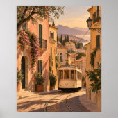 Impression d'art de tramway dans le quartier ocre (Devant)