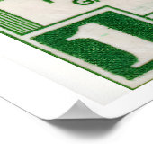 Impression d'art de vache à cornes du Costa Rica,  (Coin)