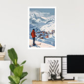 Impression d'art de Val Thorens 1 (Bureau à domicile)