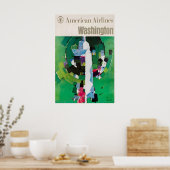 Impression d'art de Washington DC Affiche de voyag (Cuisine)