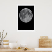 Impression d'art des phases lunaires Triptyque Lun (Cuisine)