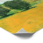 Impression d'art des pommiers jumeaux (Coin)