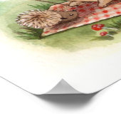 Impression d'art d'été de hérisson (Coin)