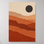 Impression d'art d'étude de papier de Canyon (Devant)