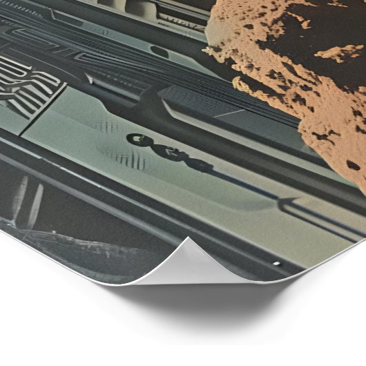 Impression d'art d'exploration spatiale de science (Coin)