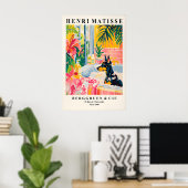 Impression d'art Doberman Art tropicale pour salle (Bureau à domicile)