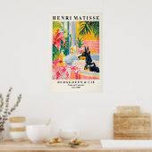 Impression d'art Doberman Art tropicale pour salle (Cuisine)