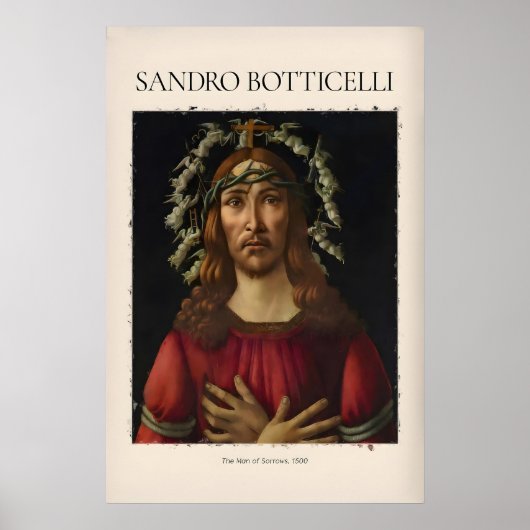 Impression d'art du Christ de la douleur de Bottic (Devant)