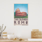 Impression d'art du Colisée de Rome, Affiche de vo (Cuisine)