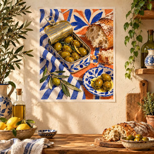 Impression d'art du dimanche de la boîte d'olive