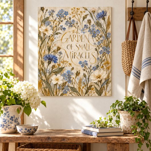 Impression d'art du Jardin des Petits Miracles