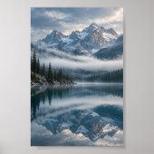 Impression d'art du lac sans vent (Devant)