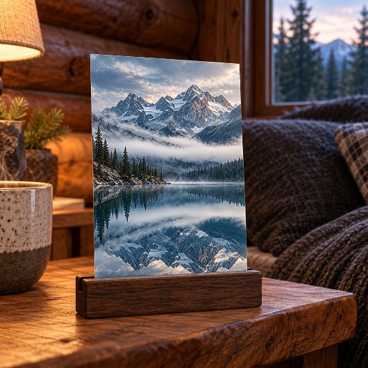 Impression d'art du lac sans vent