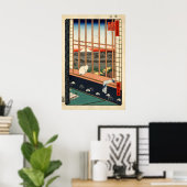 Impression d'art du maître chat japonais Affiche d (Bureau à domicile)