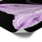 Impression d'art du papillon de nuit violet (Coin)