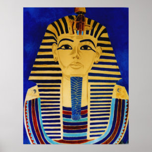 Impression d'art du roi Tutankhamon