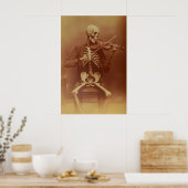 Impression d'art du violoniste squelette Accueil g (Cuisine)
