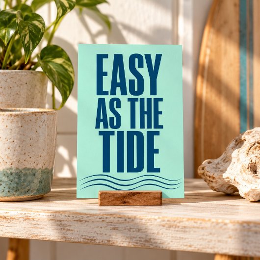 Impression d'art Easy as the Tide