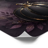 Impression d'art élégante Citrouille Violette Joye (Coin)