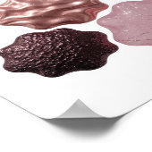 Impression d'art en ABSTRACT ART argenté gras (Coin)