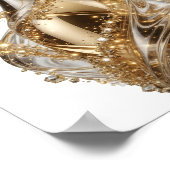 Impression d'art en argent CRISP ART ABSTRAIT (Coin)