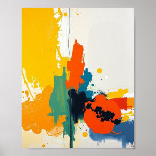 Impression d'art en ligne minimaliste abstraite