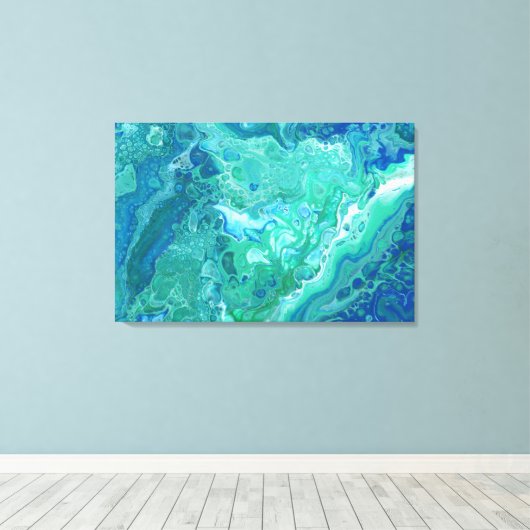 Impression d'art en toile - "Atlantis" (Insitu (Plancher de Bois))