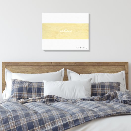 Impression d'art en toile de minimalisme de relaxa (Insitu(Chambre))
