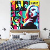 Impression d'art en toile Glam Vamps (Insitu(Chambre))