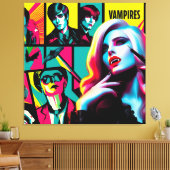 Impression d'art en toile Glam Vamps (Insitu(Salon))