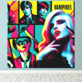 Impression d'art en toile Glam Vamps (Insitu (Plancher de Bois))