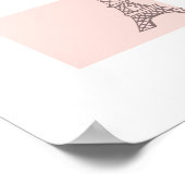 Impression d'art encadrée de la Tour Eiffel  (Coin)