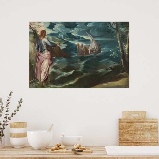 Impression d'art encadrée Renaissance du Christ (Cuisine)