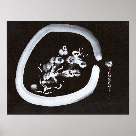 Impression d'art Enso Neige (Devant)