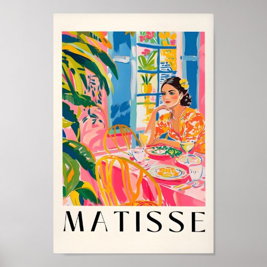 Impression D'Art Espagnol, Femme De Henri Matisse, (Devant)
