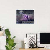 Impression d'art fantastique de fée et de cœur vio (Bureau à domicile)