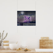 Impression d'art fantastique de fée et de cœur vio (Cuisine)
