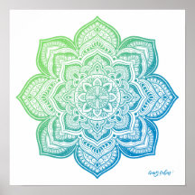 Impression d'art fin Elowyn Mandala