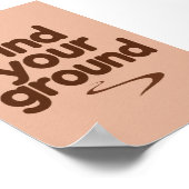 Impression d'art Find Your Ground (Coin)