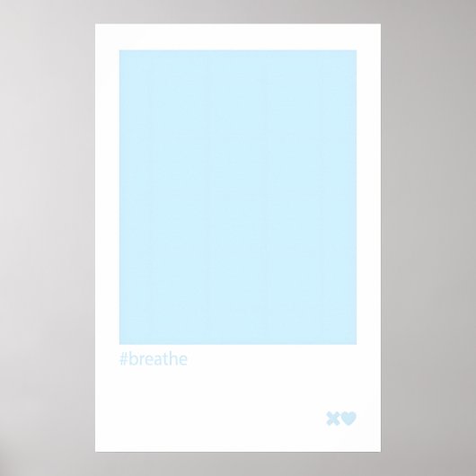 Impression d'art fine Breathe Abstrait Art moderne (Devant)