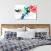 Impression d'art floral à l'aquarelle représentant (Insitu(Chambre))