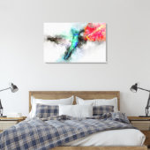 Impression d'art floral à l'aquarelle représentant (Insitu(Chambre))