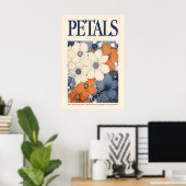 Impression d'art floral de pétales éthérés Botaniq (Bureau à domicile)