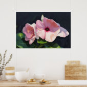 Impression d'art floral Fleurs aquarelle rose (Cuisine)
