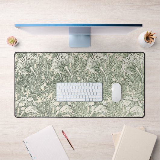 Impression d'art floral Tulipe verte de William Mo (Bureau 1)