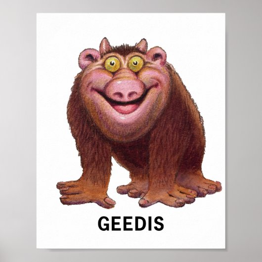 Impression d'art Geedis (Devant)