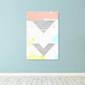 Impression d'art géométrique (Insitu (Plancher de Bois))