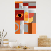 Impression d'art géométrique | Affiches d'art mura (Cuisine)